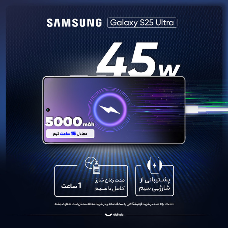 گوشی موبایل سامسونگ مدل Galaxy S25 Ultra دو سیم کارت ظرفیت 256 گیگابایت و رم 12 گیگابایت - پک کره
